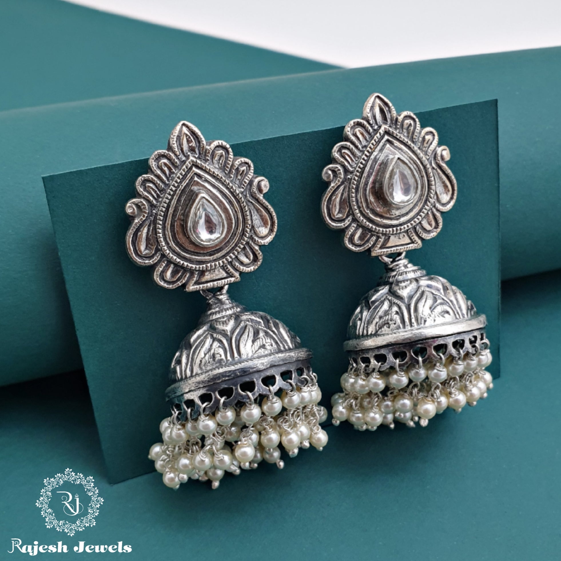 Asymmetrical Oxidised Jumka