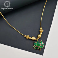 Graceful Lotus Kundan Neckpiece