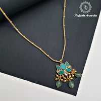 Turquoise Kundan Neckpiece