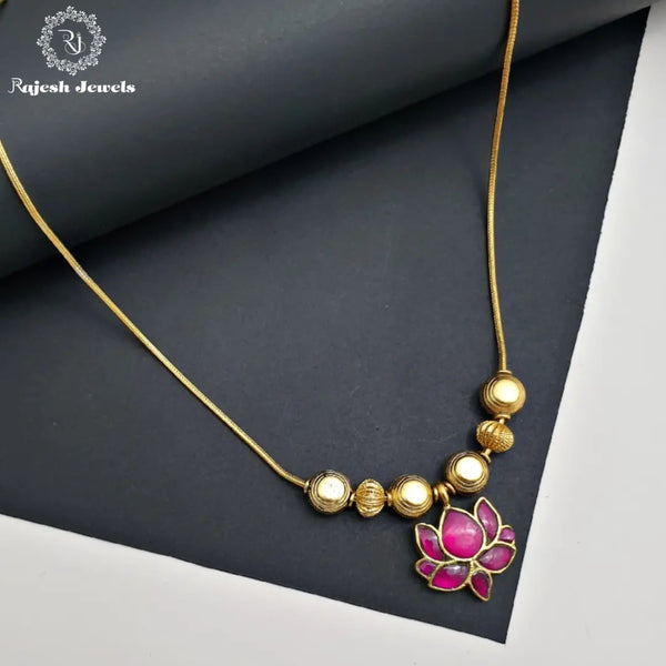 Lotus Kundan Neckpiece