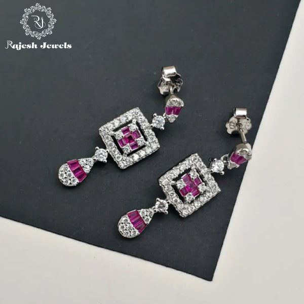 Fabulous Cz Hanging Earrings