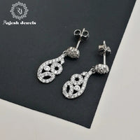 Wonderful Cz Hanging Earrings