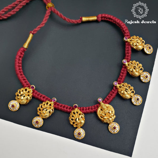 Radiant Red Theard Neckpiece