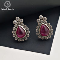 Wonderful Oxidised Stud Earrings