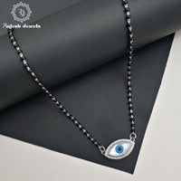 Oval Shaped Evil-eye Mangalsutra