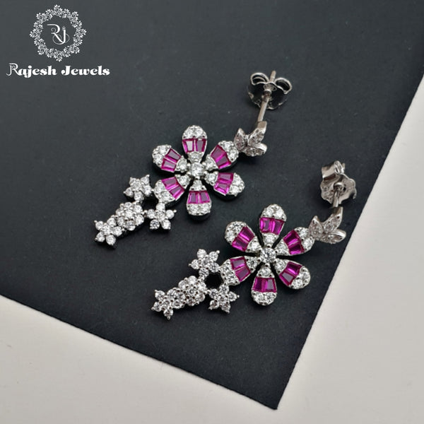 Exceptional Cz Hanging Earrings