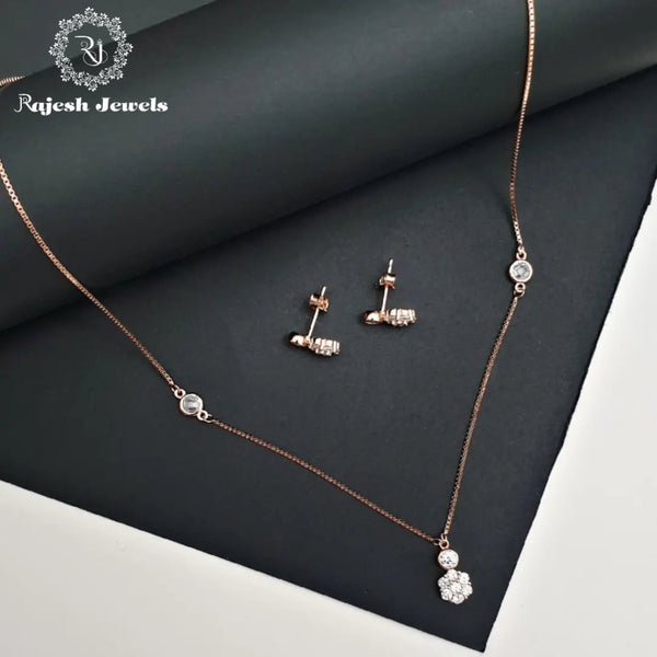 Glorified Rosegold Cz Neckpiece