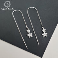 Lucky Star Cz Sui Dhaaga Earrings