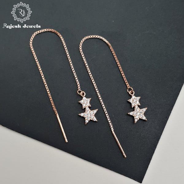 Lucky Star Rosegold Sui Dhaaga Earrings