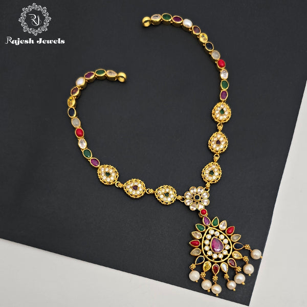 Astounding Navrathan Neckpiece