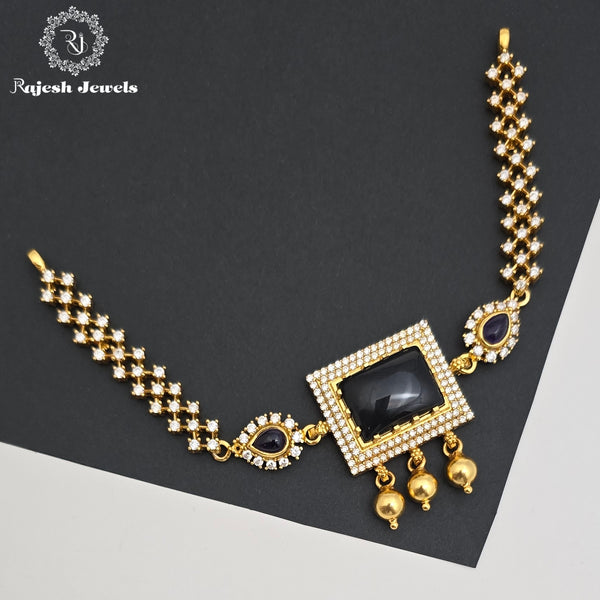 Trailblazing Cz Choker Neckpiece