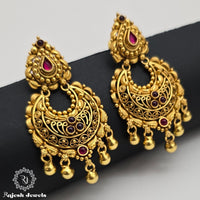 Authentic Filigree Chandbali Earrings