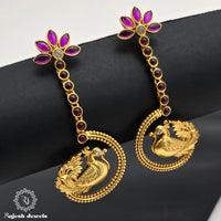 Mesmerizing Peacock Chandbali Earrings