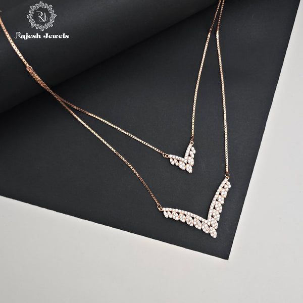 Dual Chain Rosegold Neckpiece