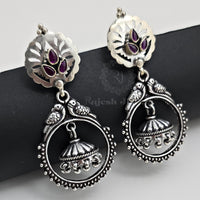 Exceptional Junka Chandbali Fusion Earrings