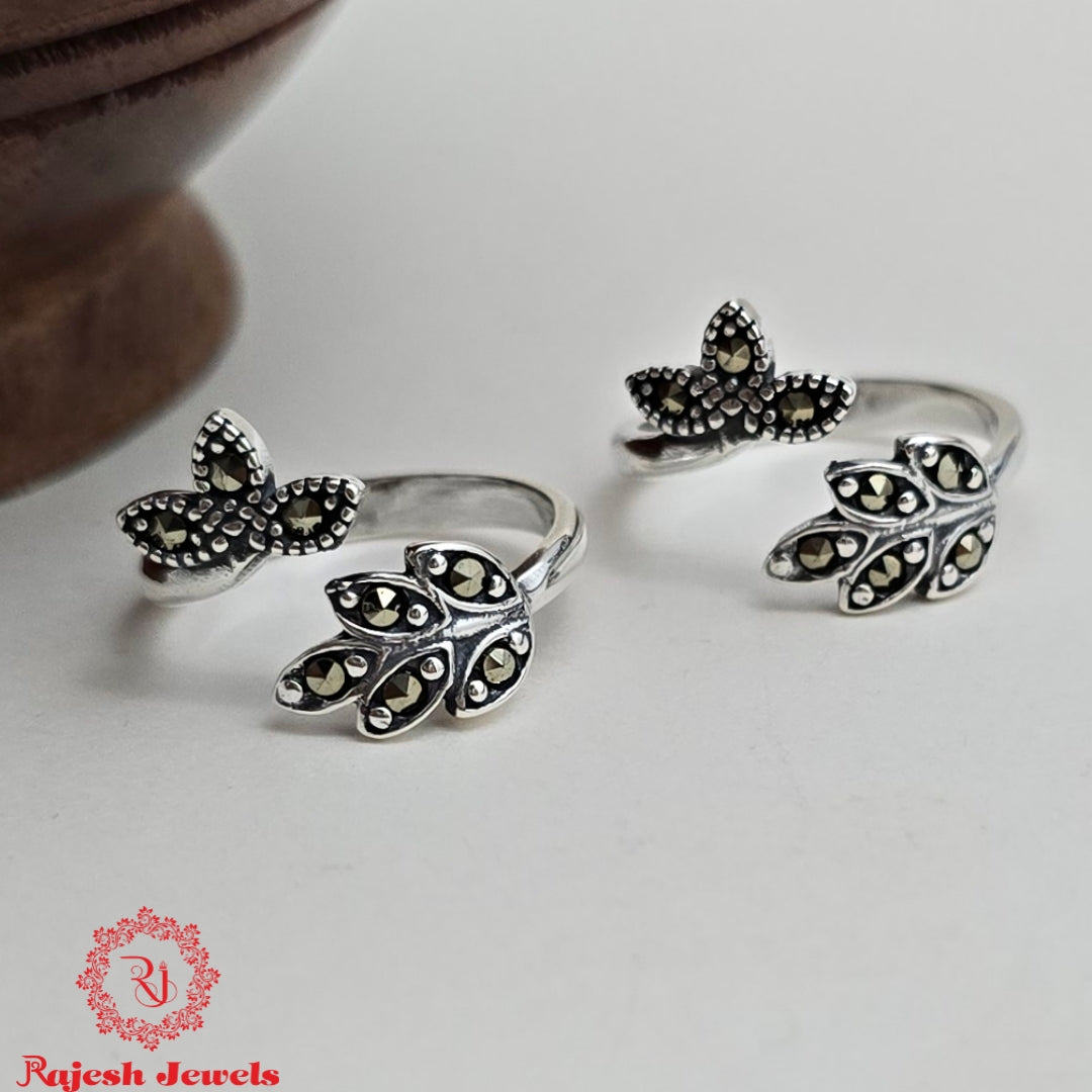 Leafy Top Adjustable Toerings