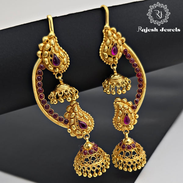 Radiant Ear Cuff Jumka Earrings