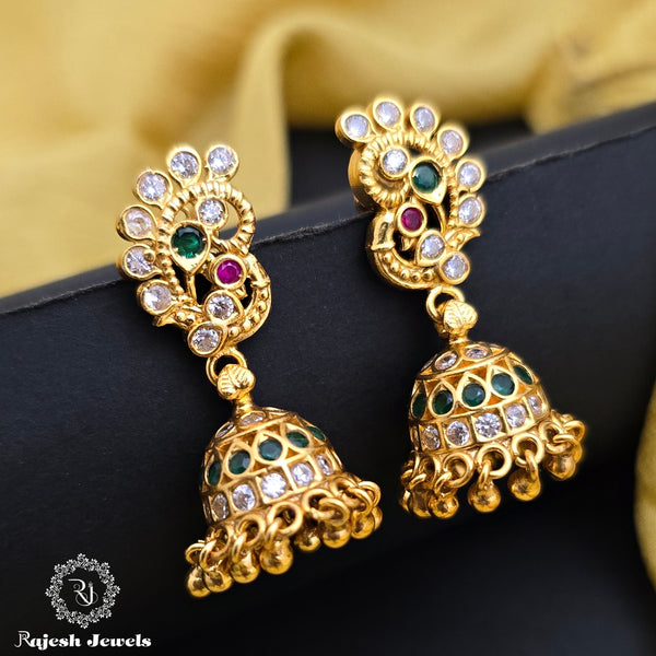 Outstanding Peacock Jumka Earrings