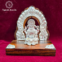 Lotus Ganesha With Silver Arch