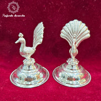 Lovely Pair of Peacock Agarbathi Stand ( Small Size )