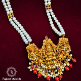 Glorified Lakshmi Pendent With Fresh Water Pearls