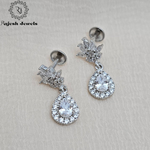 Adorable Teardrop Cz South Screw Studs