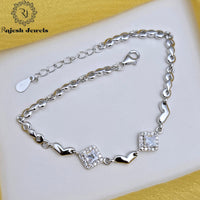 Little Heart Cz Ladies Bracelet