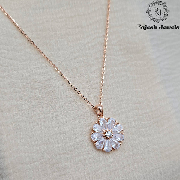 Sunflower Rosegold Cz Neckpiece