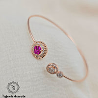 Radiant Rosegold Hand Kada