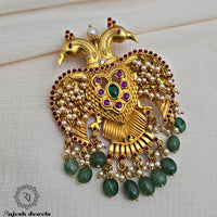 Artistic Gandaberunda Gold Plated Pendant