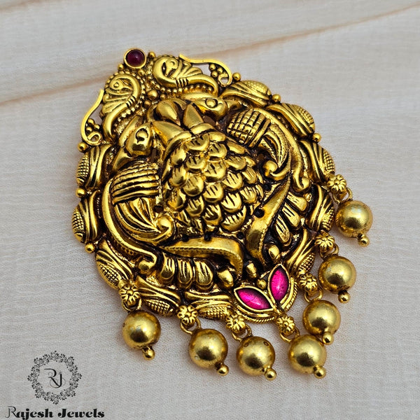 Gandaberunda Gold Plated Pendant