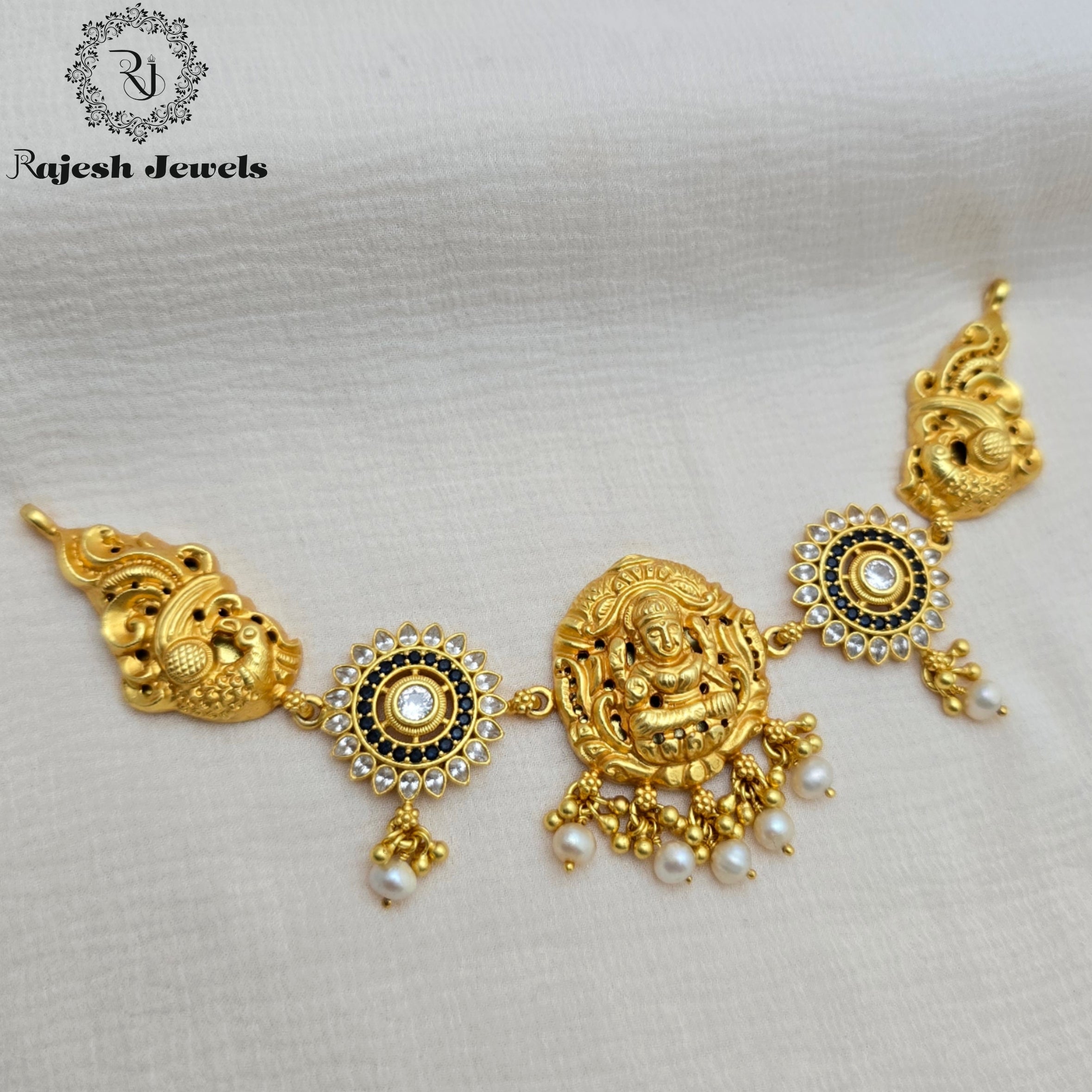 Amazing Cz Lakshmi Choker