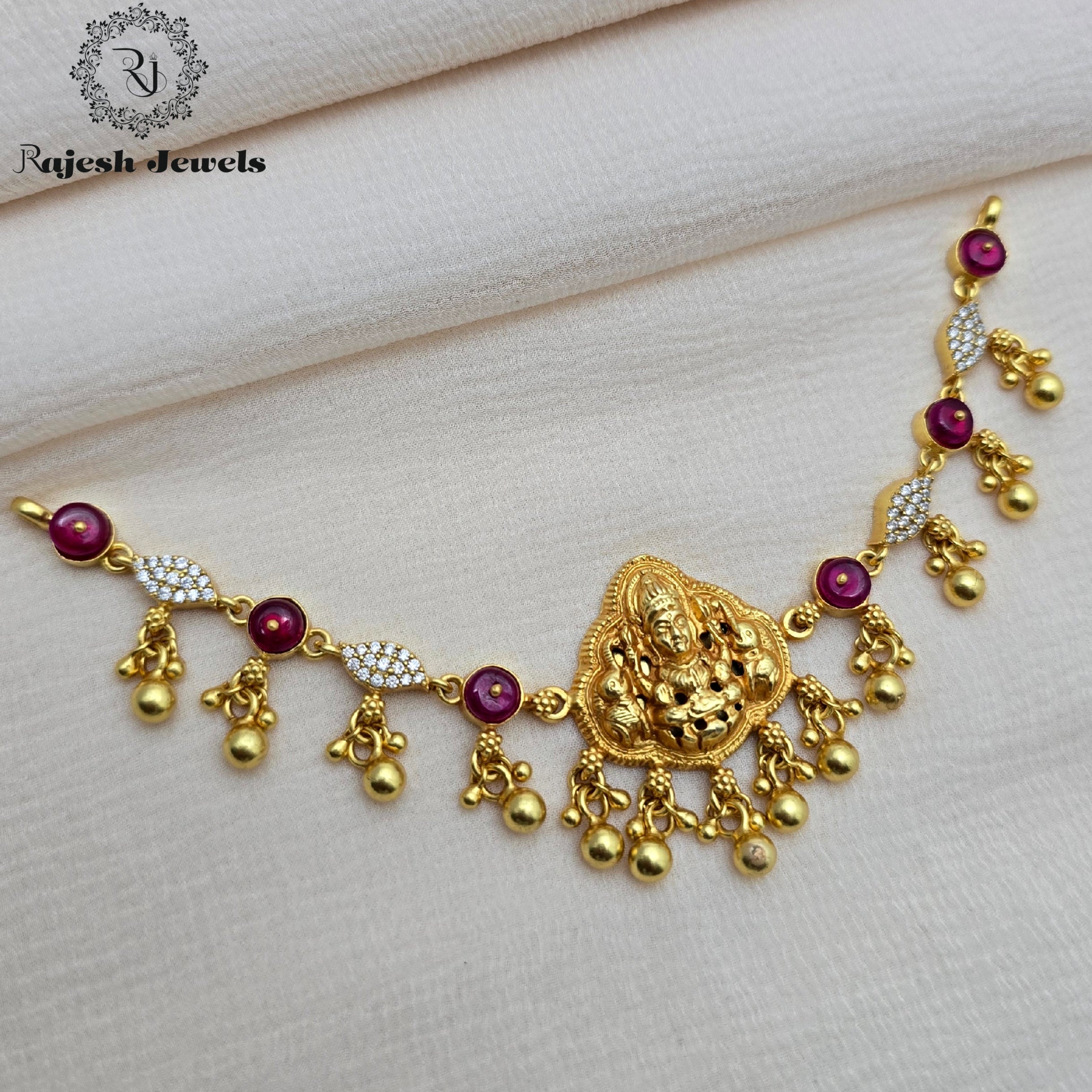 Lovable Cz Laxmi Choker Neckpiece