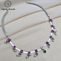 Magical Hasli Oxidised Necklace