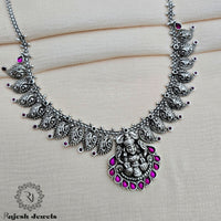 Bhagya Lakshmi Oxidised Necklace