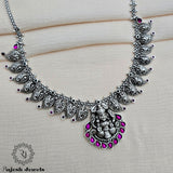 Bhagya Lakshmi Oxidised Necklace