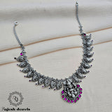 Bhagya Lakshmi Oxidised Necklace