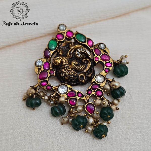 Shimmering Kundan Nakshi Pendants