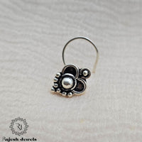 Alluring Oxidised Nose Pin