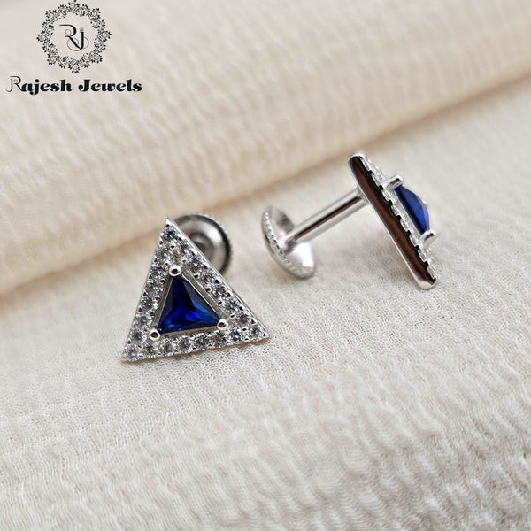 Triangular Cz South Screw Studs