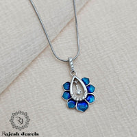 Mind-blowing Blue Pendant & Chain