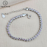 Classy Dainty Cz Ladies Bracelet