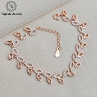 Adorable Rosegold Cz Bracelet