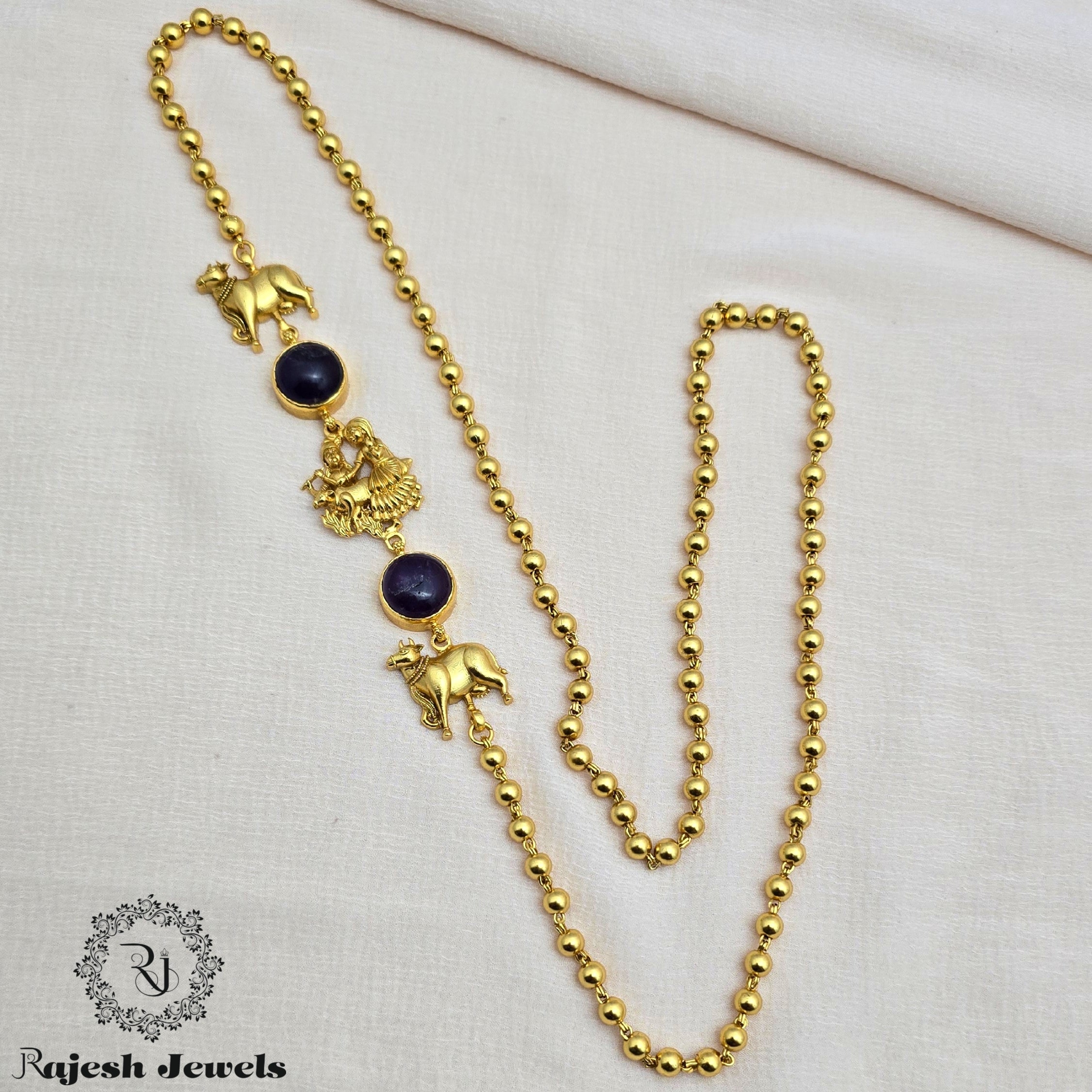 Radhakrishnan MOP Gold Plated Long Chain
