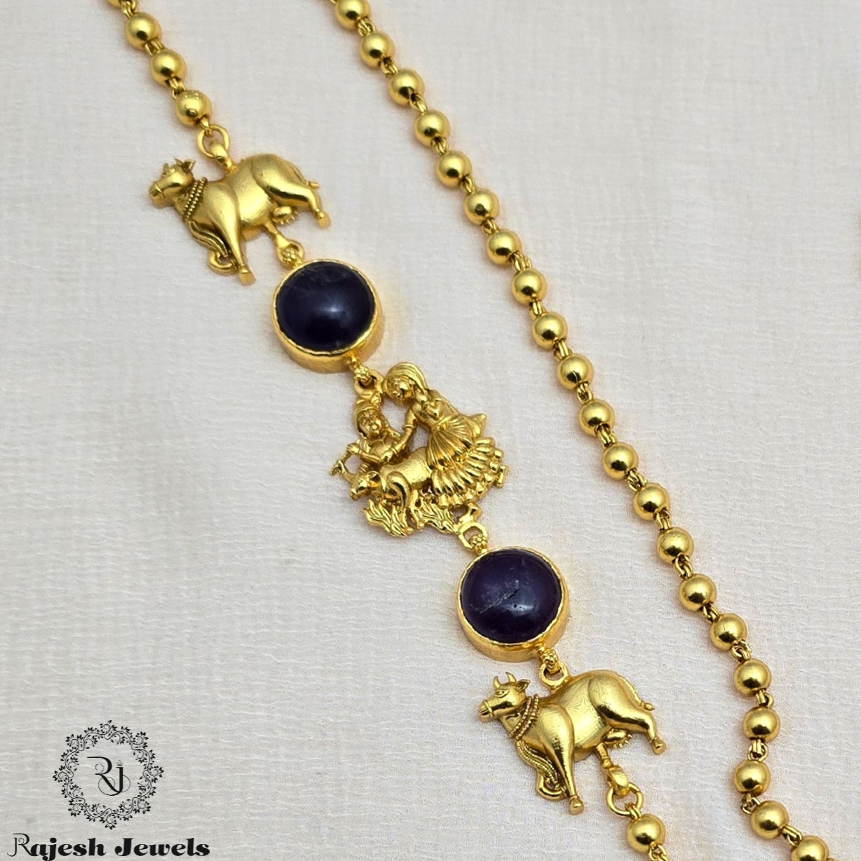 Radhakrishnan MOP Gold Plated Long Chain