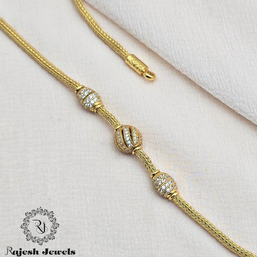 Fabulous Cz Long Mangalyam Chain