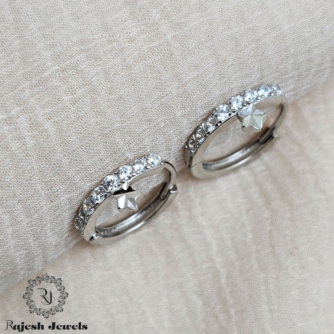 Glittering Cz Bali Earrings