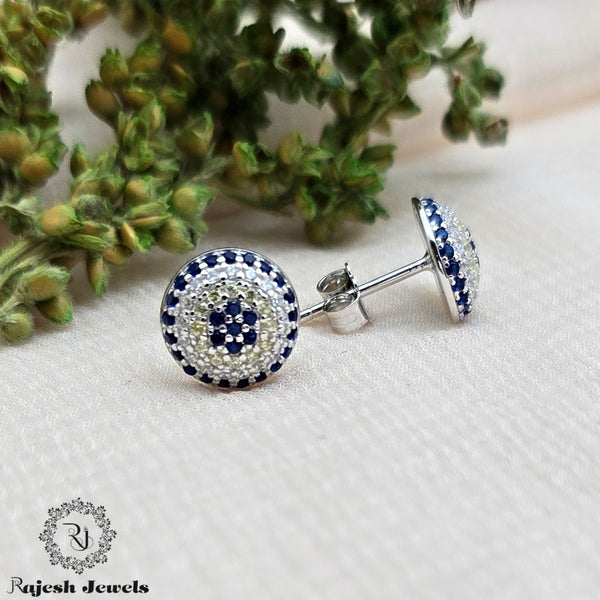 Classic Round Evil Eye Earrings