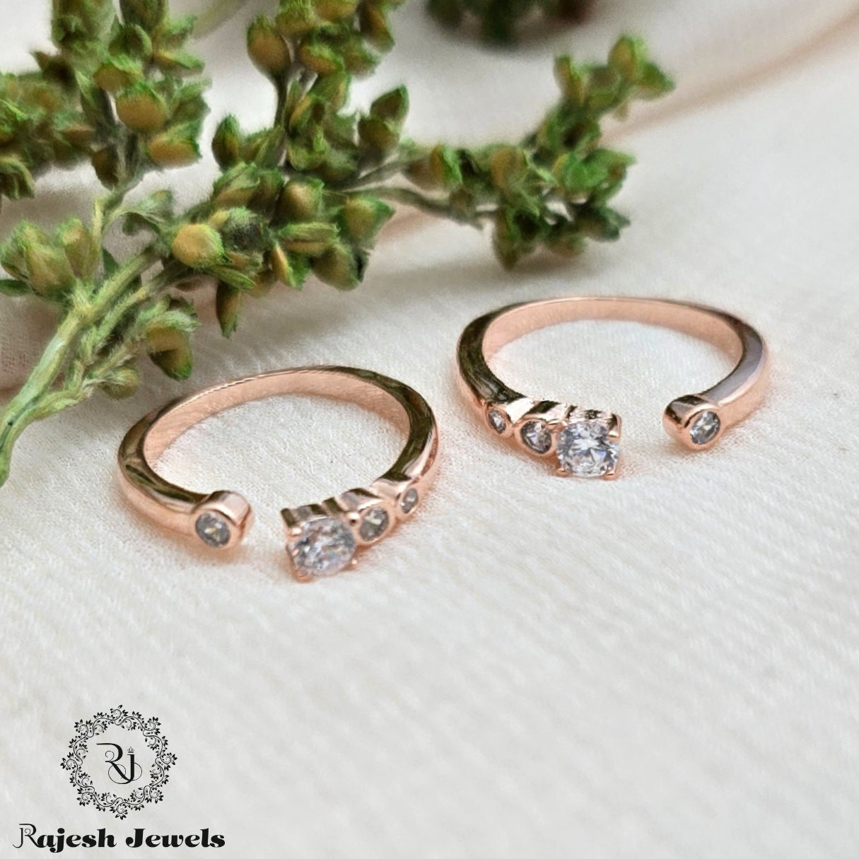 Classy Top Adjustable Rosegold Toering
