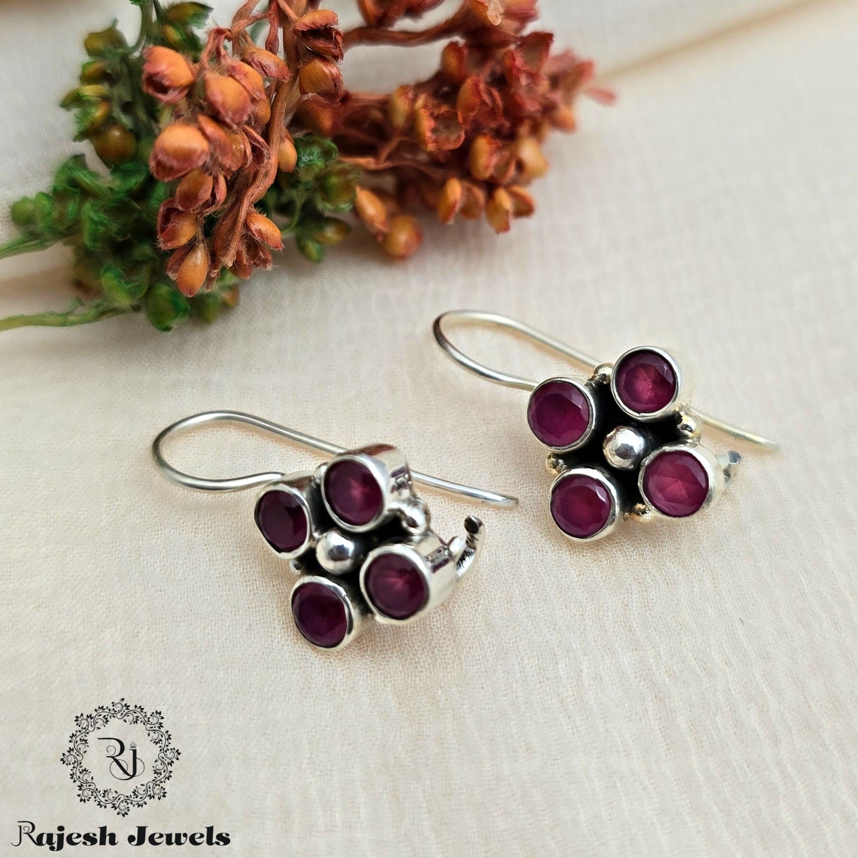 Fabulous Cut Stone Earrings